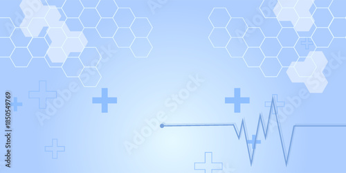 Abstract healthcare and medical science.futuristic background, with a modern concept style