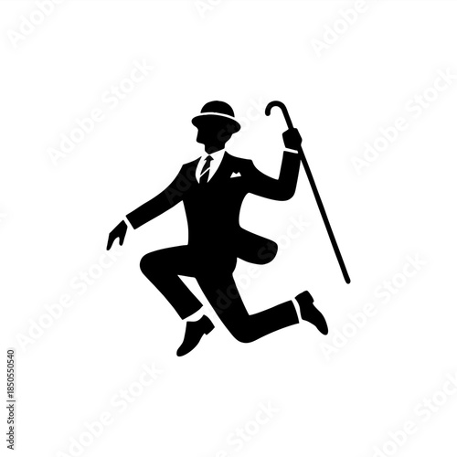 rudeboy wear suit and bowler hat dancing ska jumping