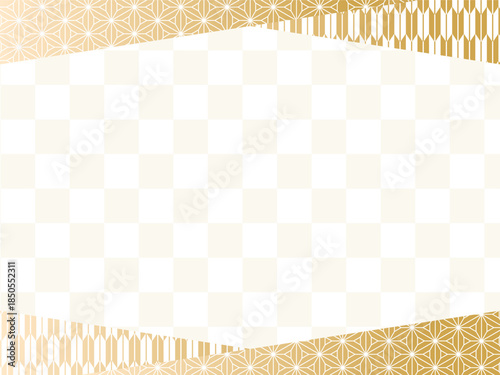 和フレーム背景