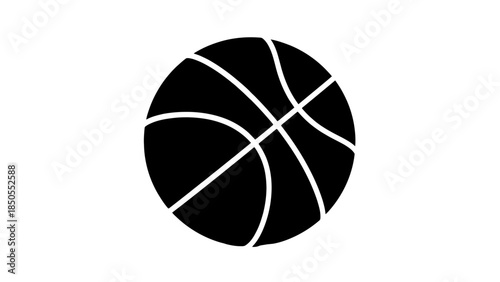 Basketball Ball Isolated White Background