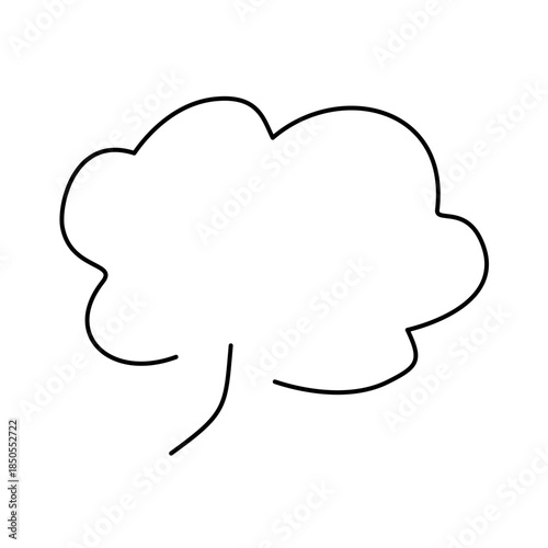 Speech bubble chat icon illustration