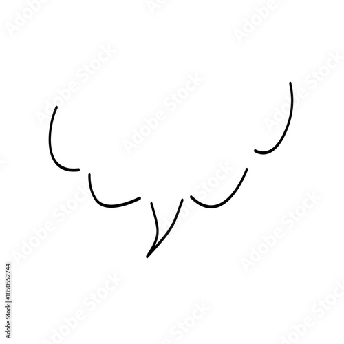 Speech bubble chat icon illustration