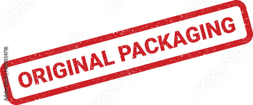 A red rectangular seal with a distressed appearance features the text ORIGINAL PACKAGING for product authenticity verification