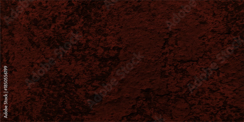 A dark brown vintage backdrop features a textured pattern of ground coffee and beans blended with a grungy aged paper design and antique rust stains