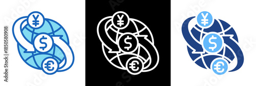 Currency Exchange triplestyle icon