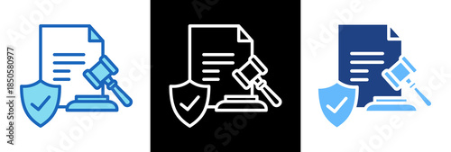 Regulation Enforcement triplestyle icon