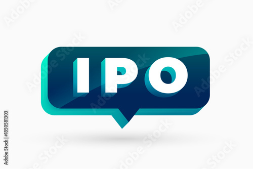 corporate ipo initial public offering button design