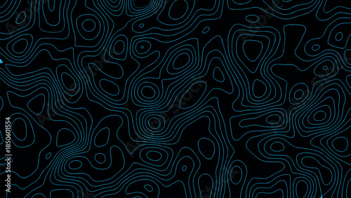 Dark abstract background with intricate swirling patterns and shapes