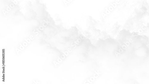 Obraz na płótnie Cloud patterns on a transparent background with soft edges and light colors crea