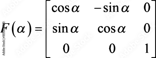 Matrix Linear Algebra Concept Vector Illustration Showing Mathematical Grid, Rows Columns, Determinant and Abstract Data Structure for Education, Science and Technology Design