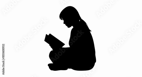 person reading a book.