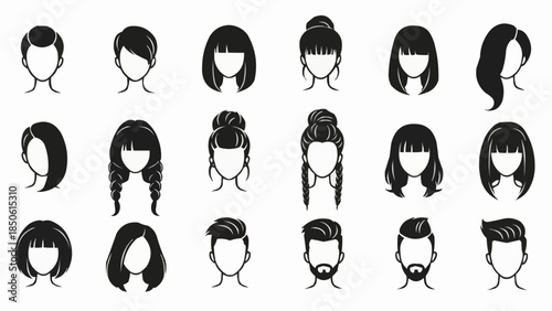 Collection of Diverse Hairstyles for Men and Women.