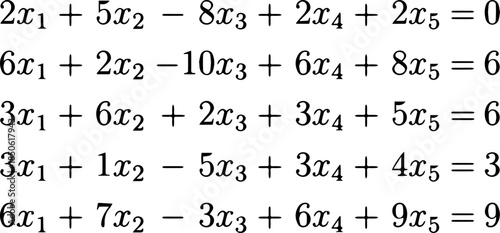 Matrix Linear Algebra Vector Illustration Explaining Mathematical Transformations, Coordinate Systems and Analytical Structures