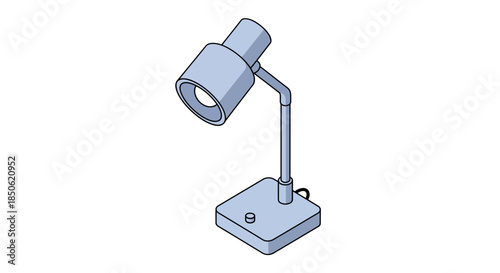 Stylish desk lamp for a modern home office workspace that brings a focused ambiance for late night studying or working, a simple design for any minimalist space