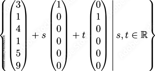 Matrix Linear Algebra Concept Vector Illustration Showing Mathematical Grid, Rows Columns, Determinant and Abstract Data Structure for Education, Science and Technology Design