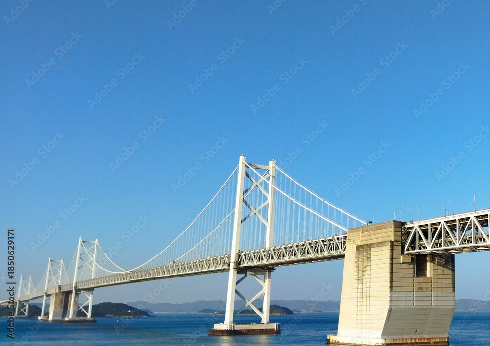 Fototapeta premium Seto Ohashi - Kagawa, Japan