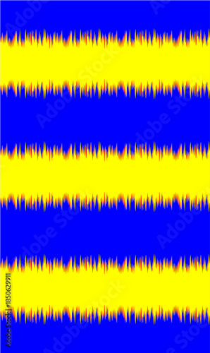 A WAVY HORIZONTAL STRIPED PATTERN FEATURING VERY JAGGED, TEXTURED, OR SHARPLY WAVY LINES