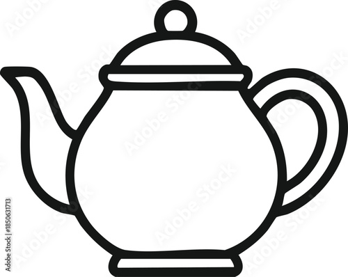 Teapot outline icon