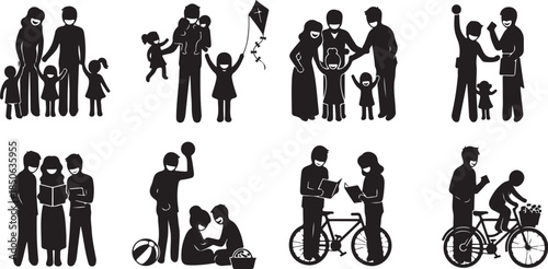 Family and friends enjoying quality time together