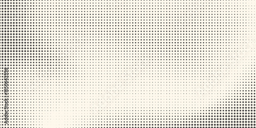 Hexagon Shapes Vector Abstract Geometric Technology Retrowave Sci-Fi Texture Isolated on Light Background. Halftone Hex Retro Simple Pattern. Minimal 80s Style Dynamic Tech Wallpaper