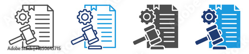 legal system icon sheet multiple style