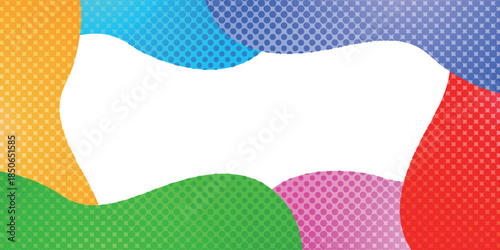 曲線　網点　コミック　幾何学　背景