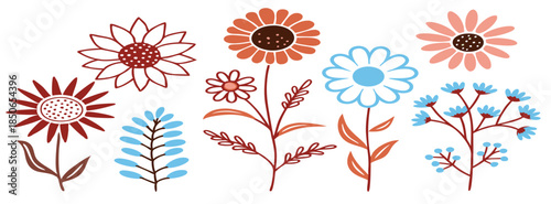 cute easter bunny rabbit eggs flowers spring chick bird design