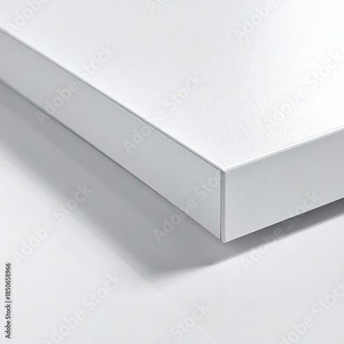 Wallpaper Mural Close-up of a white, smooth tabletop edge Torontodigital.ca