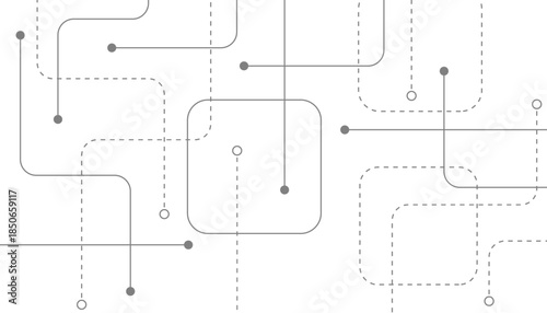 Abstract background with technology circuit board texture. Modern electronic motherboard texture. Creative idea for internet technology. Tech concept for header, web banner, website, presentation.