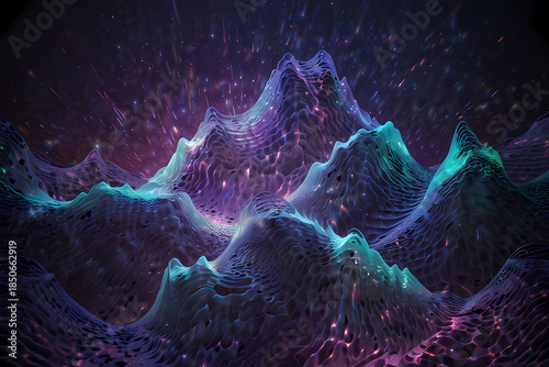 Violet ghost holographic waves