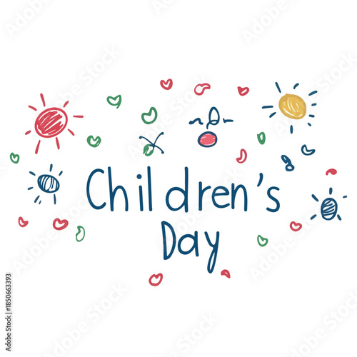 children's day, festival, font, vector, transparent background, child, kid, children, love, kids, childhood, joy, fun, smile, party, celebration, gift, design