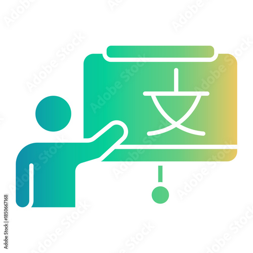 teaching Gradient icon