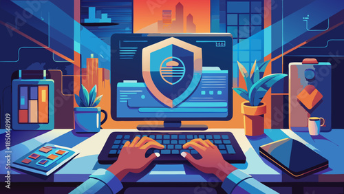 Secure data management in urban office
