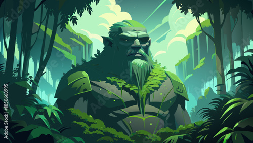 Mystical forest creature