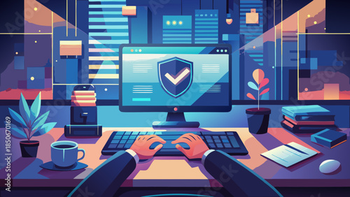 Secure workspace with digital protection