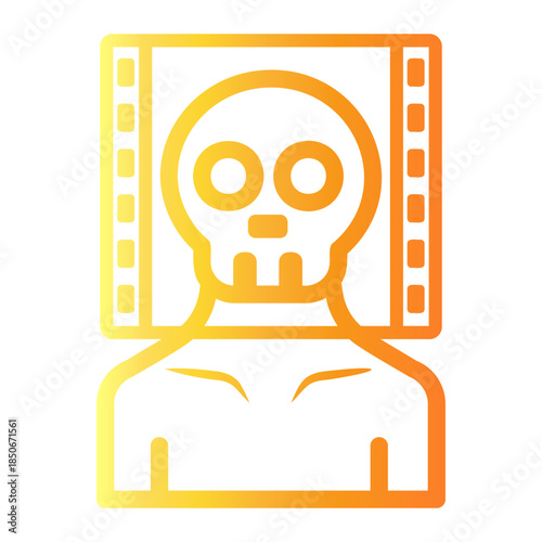 radiology Line Gradient Icon