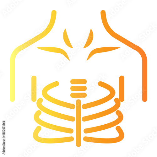 scan Line Gradient Icon