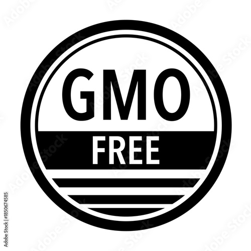 GMO FREE LOGO VECTOR