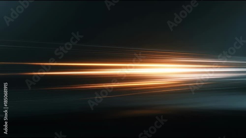 Abstract motion blur transition with flowing light creating dynamic visual effect in dark environment