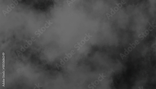 Dark Ethereal Watercolor Textures. Gray smoke effect,