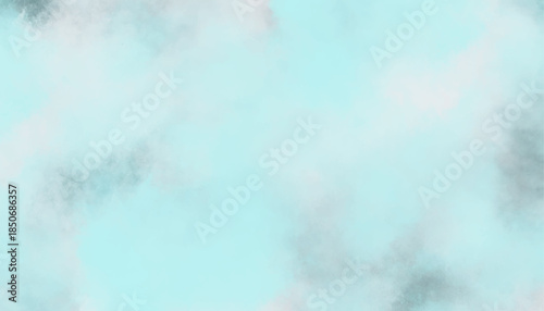 Light Blue Cloudy Sky Abstract Background. Soft Blue and Grey Ethereal Texture. 