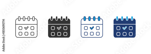 Meeting Icon Set Multiple Style Collection