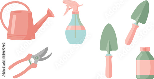 Essential gardening tools and supplies