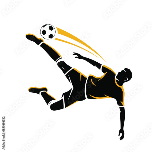 Brazilian Football Overhead Kick Moment