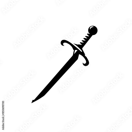 "Classic Sword Vector Illustration"