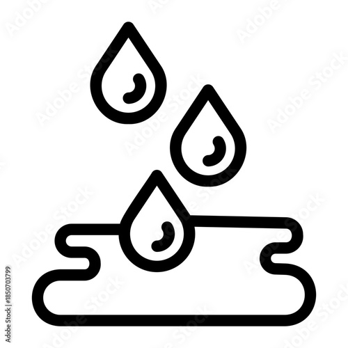 Blood Drops Medical Icon