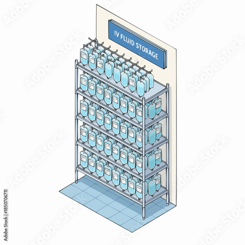 Hospital IV Fluid Storage