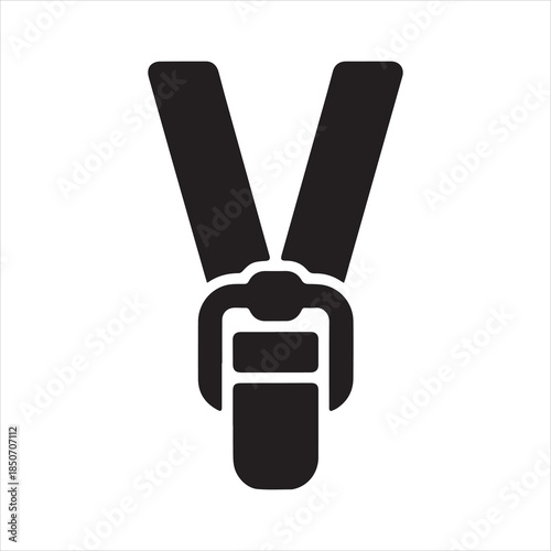 seatbelt glyph icon