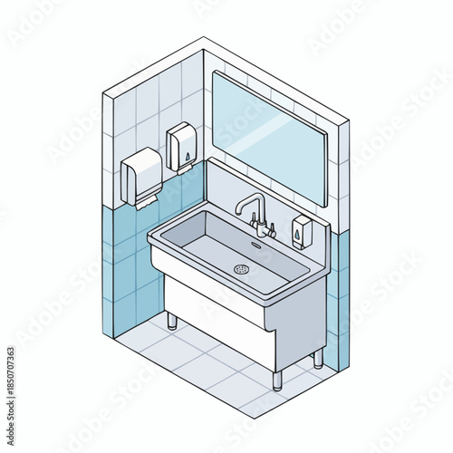 Medical Scrub Sink
