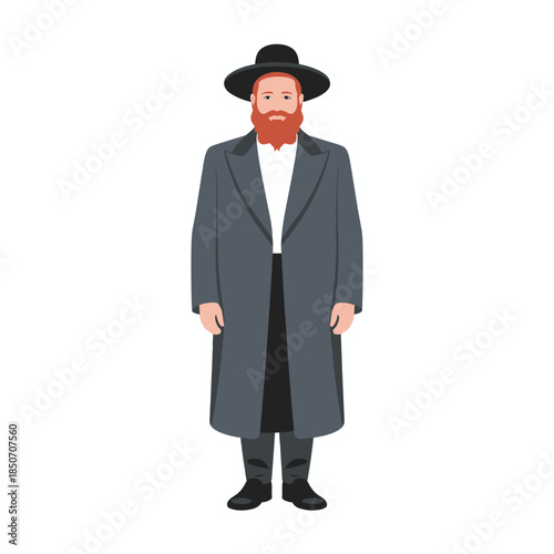 This illustration features a stylized gentleman dressed in traditional clothing, highlighting cultural heritage and personal style within a modern artistic representation.